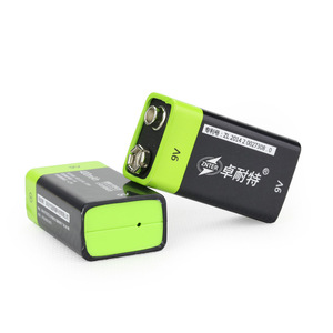 Zhuonite 9V Rechargeable Battery 400mAh USB Charging Lithium Ion Battery Pack for Multimeter Replacement - Product Image 4