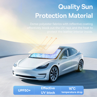 Pare-soleil de voiture Baseus en forme de parapluie, effet rafraîchissant excellent, large compatibilité - Protection solaire estivale pour pare-brise avant