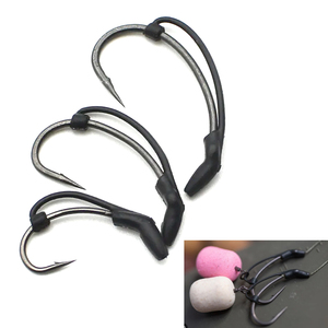 Selco chine 10 pièces accessoires de pêche à la <span class=keywords><strong>carpe</strong></span> crochets en caoutchouc <span class=keywords><strong>D</strong></span> <span class=keywords><strong>Rig</strong></span> Kickers ligne aligneurs manchon - Product Image 5