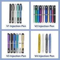 V3 Nuevo Dispositivo de Inyección de Metal Reutilizable de 60u, Dispositivo de Dosificación de Alta Precisión para Cartuchos de 3 ml, Cuerpo de Aluminio para Uso Doméstico
