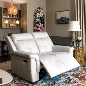 Ensemble de fauteuil inclinable en cuir moderne de haute qualité vente en gros de meubles bon marché direct de l'usine tapisserie d'ameublement en tissu canapé inclinable cadre en métal - Product Image 1