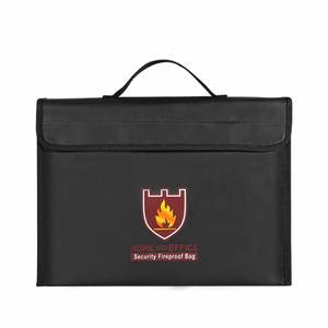 Bolsa Ignífuga Personalizada de Gran Capacidad y Alta Calidad, Organizador con Cierre para Documentos de Viaje, Hogar y Oficina, Resistente a Altas Temperaturas - Product Image 1