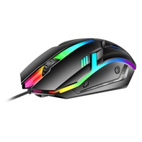 Mouse Gaming USB Berkabel Terlaris RGB Ergonomis Optik untuk Komputer