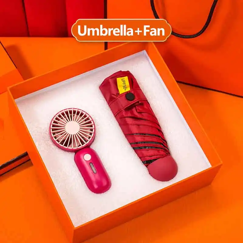 Luchtventilator | Paraplu Geschenkset Praktische Geschenkdoos Set | Bestseller Exquise Set Met Cadeau Nieuw Product 2024