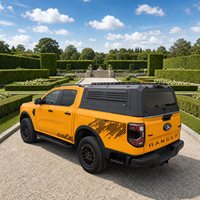 Couverture de benne rigide en acier au manganèse sur mesure pour Ford Ranger/Everest, installation sans perçage, ajustement universel, panneaux décoratifs