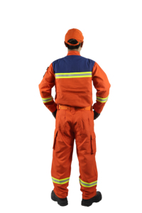 زي رجال الإطفاء الشتوي المقاوم للهب من الأراميد، ملابس عمل رجال الإطفاء، بدلة إنقاذ للطوارئ - Product Image 2