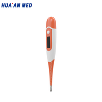 Termometer Digital Medis Klinis untuk Demam, Tahan Air, Fleksibel, Dewasa & Bayi, Penggunaan Oral, Rektal, Ketiak, Bahan Baja, Harga Pabrik, Dibaca dalam 10 Detik