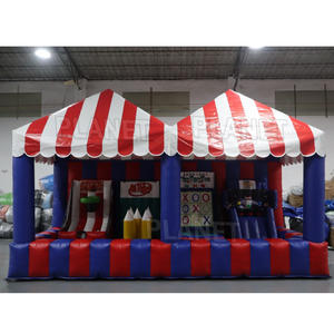 Parc aquatique commercial PVC extérieur Sports nautiques Trampoline gonflable flottant de 5M pour enfants - Product Image 1