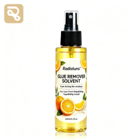 Dégraissant pour perruques en dentelle au citron 120 ml personnalisé, dissolvant rapide à base de limonène, spray décapant pour colle à perruques