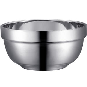 Bol en acier inoxydable 304 à double paroi, isolé thermiquement, épaissi, pour la maison, la cuisine, la soupe, le riz, les boissons (café, thé) pour hôtel - Product Image 3