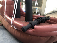 Mini bateau Pirate gonflable, jouet décoratif, modèle