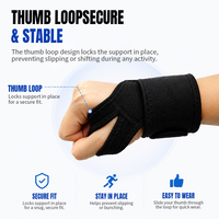 Sangles de poignet durables pour la musculation, bandes de soutien réglables pour l'entraînement, accessoires de fitness personnalisés