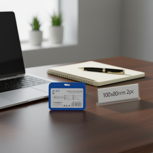 Tessera identificativa ILAN 100x80mm 2 pezzi con inserto personalizzabile - Product Image 2