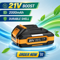 Batterie de remplacement rechargeable standard 20V 2.0Ah 18650 pour perceuses et outils de jardin MAK