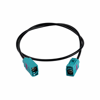 Cable de Alta Calidad RG174 de 10 cm, 0-3 GHz, con Conectores Fakra Impermeables Codificados de A a Z para Transmisión de Señales de Telecomunicaciones