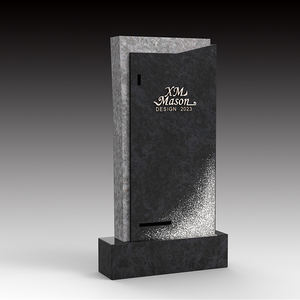 Pierres tombales et mausolée en cristal de luxe bleu Bahama en granit de Guangzhou pour animaux de compagnie - Product Image 3