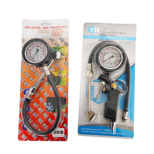 Manometri Meccanici Portatili con Tubo in Gomma, Misuratore di Pressione per Pneumatici Auto - Product Image 3