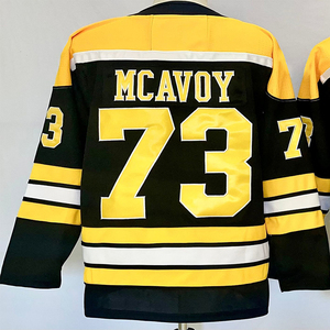 Camisetas de Hockey Cosidas para Hombre 63 Brad Marchand 1 Jeremy Swayman 88 David Pastrnak 18 Pavel Zacha 73 <span class=keywords><strong>Charlie</strong></span> McAvoy - Product Image 2
