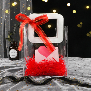 Bolsa de regalo de Navidad impermeable ecológico bolsa de pvc transparente bolsa de - Product Image 3