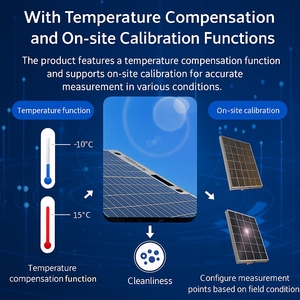 Panel năng lượng mặt trời làm bẩn hệ thống giám sát thời gian thực PV làm bẩn màn hình và làm bẩn Hệ thống đo lường cho bụi phát hiện - Product Image 2