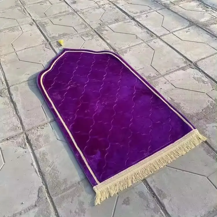 Vente chaude tapis de prière musulman tapis de prière islamique parfait cadeau de Ramadan turquie tapis de prière antidérapant