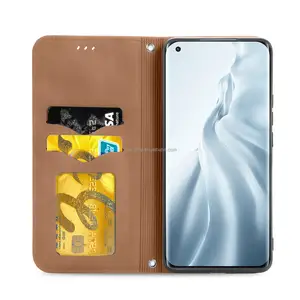 Black Pu Leather Safty Nueva última producción Piezas de la contraportada My Blank Phone Covers para Redmi Note 13 Pro Smart Phone Case