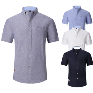 Biểu tượng tùy chỉnh cho người đàn ông cao cấp của áo sơ mi chuyên nghiệp 100% cotton văn phòng & làm việc đồng phục tùy biến - Product Image 4