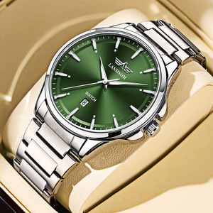 Fashionable wristwatch - Trendy for business and sports - Daily <b>calendar</b> - Water-resistant quartz watch - Men's model - Product Image 2