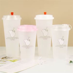 Vasos Desechables Ecológicos de Plástico PP con Logotipo Personalizado, Acabado Transparente Esmerilado para Bebidas Frías y Calientes - Jugo, Smoothie, Limonada, Yogur - Product Image 2