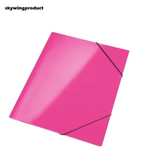 Skywingproduct Bìa Cứng 3 Nắp Nhiều Lớp Màu Trắng Tùy Chỉnh Giá Rẻ Khuyến Mại Kèm Dây Thun Cho Doanh Nghiệp - Product Image 1