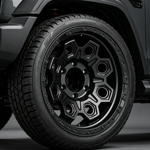 Velg Alloy Off Road 4X4 Matte Black Beadlock 17x9.0J ET-12 PCD6x139.7 Cocok untuk <span class=keywords><strong>Toyota</strong></span> <span class=keywords><strong>Hilux</strong></span> Tacoma Ford F150 Pickup - Product Image 5