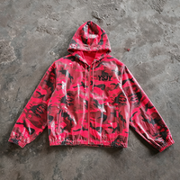 Blouson Bomber Homme YSJY en Toile Sergée de Coton Personnalisée, Camouflage Effet Vieilli avec Paillettes