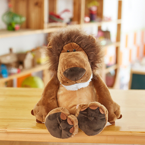 Hecho en china venta al por mayor super suave tela de fibra de regalo de león animales de peluche para el bebé y los niños - Product Image 3