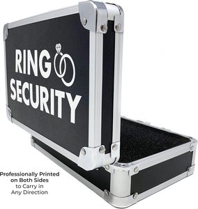 Maletín <span class=keywords><strong>de</strong></span> Seguridad Personalizado <span class=keywords><strong>de</strong></span> 10 Pulgadas RING LEGEND para Anillos <span class=keywords><strong>de</strong></span> Boda con Compartimentos Acolchados para Niños - Diseño <span class=keywords><strong>de</strong></span> Agente Especial <span class=keywords><strong>de</strong></span> 8 Pulgadas - Product Image 4