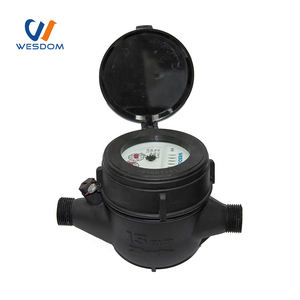 DN15-DN40マルチジェットデジタルプラスチックスレッド水道メーターメーカーBSP/NPTドライタイプセミドライ - Product Image 3