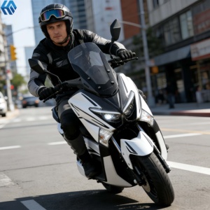 Motocicleta Eléctrica de Turismo de Alta Velocidad, 72V 3000/5000W 150km/h, Batería de Litio, Controlador Inteligente sin Escobillas - Product Image 4