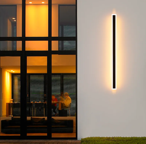 Lampada da parete esterna impermeabile IP65 AC85-265V moderna lampada da parete a <span class=keywords><strong>LED</strong></span> lunga lampada da parete per il portico anteriore illuminazione da giardino - Product Image 6