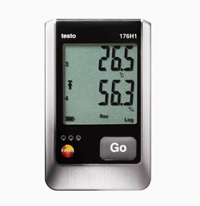 เทสโต้ 176 H1 เครื่องบันทึกข้อมูลอุณหภูมิและความชื้น 4 ช่อง พร้อมจอ LCD อายุการใช้งานแบตเตอรี่ 8 ปี สำหรับคลังสินค้า ยา และห้องเย็น - Product Image 5