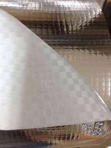 Doppio lato 2 vie Scrim foglio di alluminio rivestimento isolamento termico foglio riflettente foglio multistrato barriera radiante sarking - Product Image 4