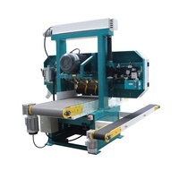 Scie à ruban horizontale industrielle pour la découpe du bois, machine à scier le bois en bandes fines