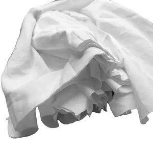 Trapos <span class=keywords><strong>de</strong></span> Limpieza Blancos <span class=keywords><strong>de</strong></span> <span class=keywords><strong>Tela</strong></span> <span class=keywords><strong>de</strong></span> Algodón para Uso Industrial, Económicos, con Fuerte Absorción <span class=keywords><strong>de</strong></span> Agua y Aceite, Tamaño 40-80cm, Empaquetado en Bolsas <span class=keywords><strong>de</strong></span> 10-100kg - Product Image 1