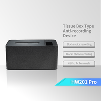 Dispositif de masquage sonore multifonctionnel, boîte à mouchoirs de bureau, 62 particules, 9600mAh, CE RoHS, pour centre de conférence, application de bureau
