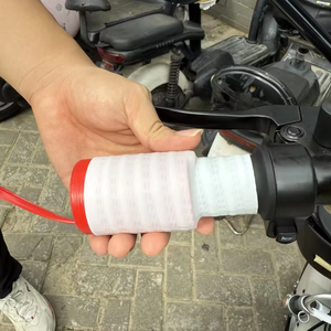 Chống trượt Ergonomic Silicone xe máy tay lái Grips Bìa xử lý bìa-Silicone Handlebar <span class=keywords><strong>grip</strong></span> bao gồm cho xe điện - Product Image 3