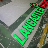 DakeSign Factory, vente en gros de signalétique LED rétroéclairée 3D personnalisée, impression 3D, décoration publicitaire, conception gratuite, enseigne pour bureau et entreprise