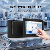Panel PC Industrial Todo en Uno de 12, 15 y 15.6 Pulgadas, Sin Ventilador, Pantalla Táctil Integrada, IP65 Resistente al Agua, X86 I5 I7 Windows Linux Android HMI