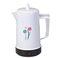 Cafetière électrique portable 1L, percolateur à café avec boîtier en plastique, prise US, 600W, blanche, pour usage domestique