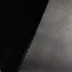 Offre Spéciale prix direct usine <span class=keywords><strong>Ultra</strong></span> <span class=keywords><strong>doux</strong></span> pour vêtements manteau tissu collé vison fourrure tissu Pu enduit Polyester tissu - Product Image 4