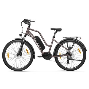 MA2 Touroll ขนาด27.5นิ้ว250W 13Ah 36V จักรยานไฟฟ้ามอเตอร์ขนาดกลางสีน้ำตาลเข้ม - Product Image 3