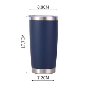 Sweat Free Reusable Insulated Beer Tumbler 20Oz Stainless Steel <b>Double</b> <b>Wall</b> Vacuum Dishwasher Safe Tumbler ASM25 - Product Image 5