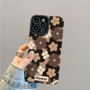 Eccellente <span class=keywords><strong>Cover</strong></span> per Cellulare in Pelle Artificiale TPU <span class=keywords><strong>con</strong></span> Stampa Floreale Marrone Nero <span class=keywords><strong>Bianco</strong></span> per <span class=keywords><strong>iPhone</strong></span> X Xr <span class=keywords><strong>11</strong></span> 12 13 14 15 16 17 18 Pro Max - Product Image 3